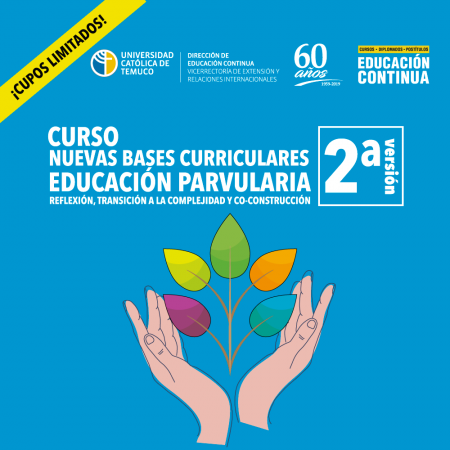 CURSO NUEVAS BASES CURRICULARES EDUCACIÓN PARVULARIA: REFLEXIÓN, TRANSICIÓN A LA COMPLEJIDAD Y CO-CONSTRUCCIÓN