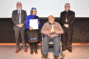Prensa UC Temuco » Florencio Manquilef recibe Medalla Cátedra Fray Bartolomé de Las Casas