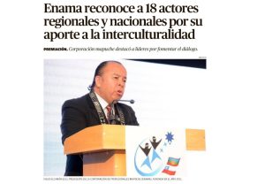 Rector Aliro Bórquez recibe reconocimiento de ENAMA > UCT