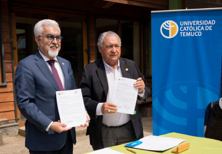 UCT y Municipalidad de Pucón firman nueva alianza para el desarrollo de profesionales en la zona lacustre > UCT