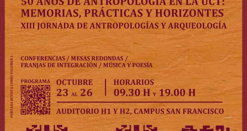 50 años de Antropología en la UCT: Memorias, Prácticas y Horizontes