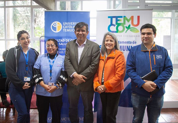 UCT y DSM Temuco dan el vamos a la campaña de vacunación contra la influenza 2024. > UCT